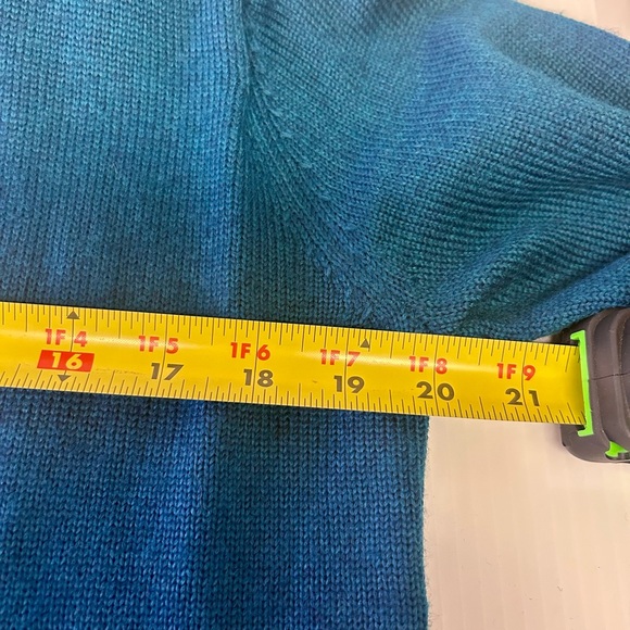 💙”Michael Kors” NWT Blue Cardigan w/ Stripes & Pockets Size S🩵 - Picture 11 of 12